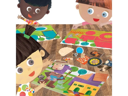 Montessori lotto sensoryczne wiek 3-6