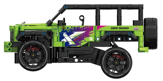 Immaster klocki rc auto terenowe lime 484 elementów