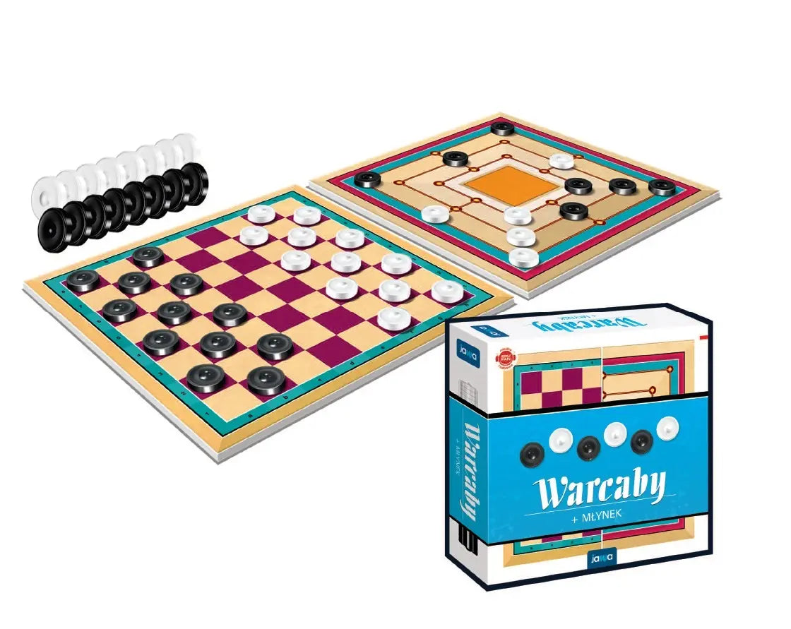 2 gry Warcaby/Młynek