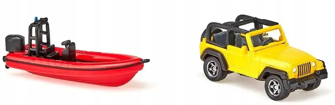 SIKU 16 Jeep z łodzią 1658