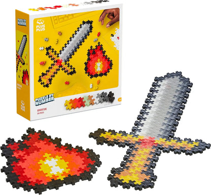 Plus-plus puzzle by number przygoda 250 elementów