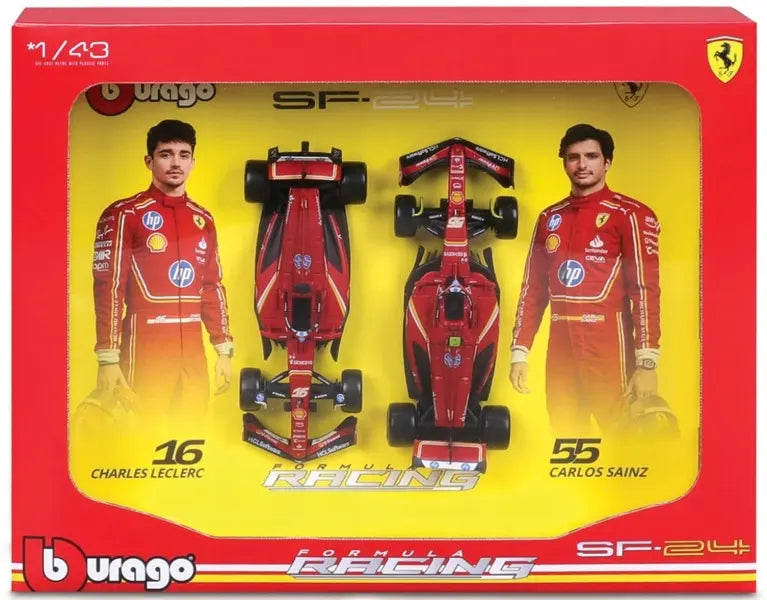 Ferrari SF-24 2-pak Leclerc-Sainz 1:43