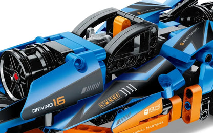 Immaster klocki motocykl niebieski 202 elementy