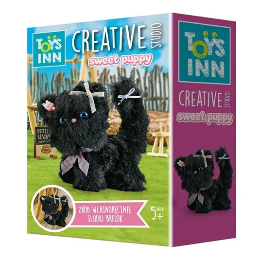 DIY Sweet puppy - czarny kotek