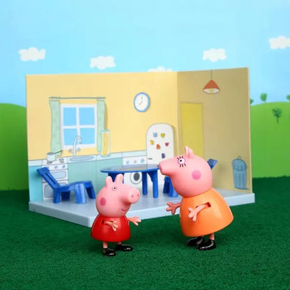 Zestaw kuchnia + 2 figurki, Świnka Peppa i Mama Świnka