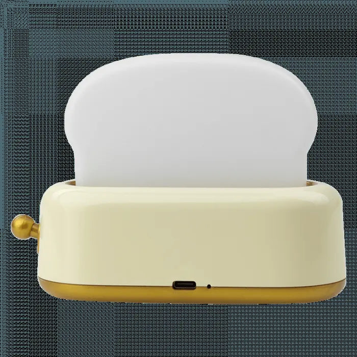 Lampka nocna LED - Toster żółty
