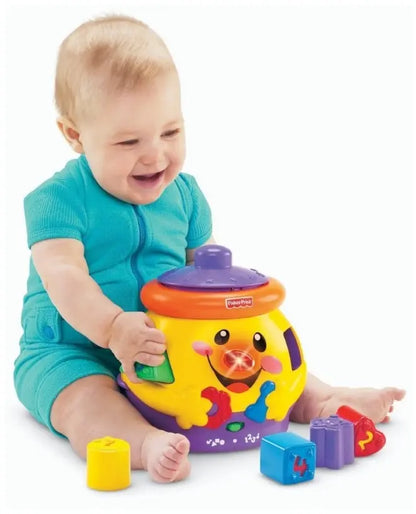 Fisher-price garnuszek na klocuszek
