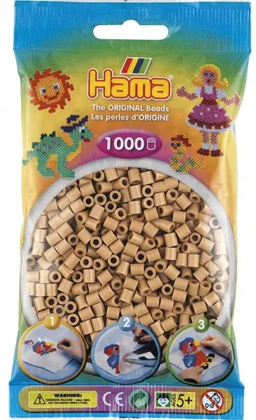 Koraliki midi 1000 szt brązowe