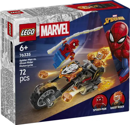 Lego Super Heroes Marvel - Spider-Man kontra Ghost Rider na motocyklu
