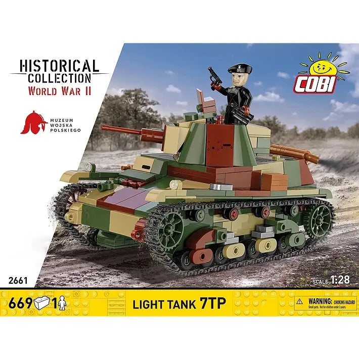 Klocki Historical Collection, World War II, Light tank 7TP