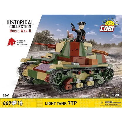 Klocki Historical Collection, World War II, Light tank 7TP