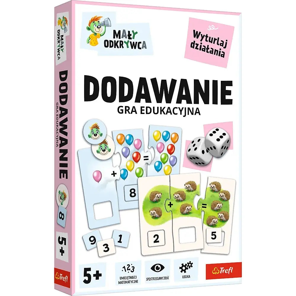 Gra mały odkrywca dodawanie