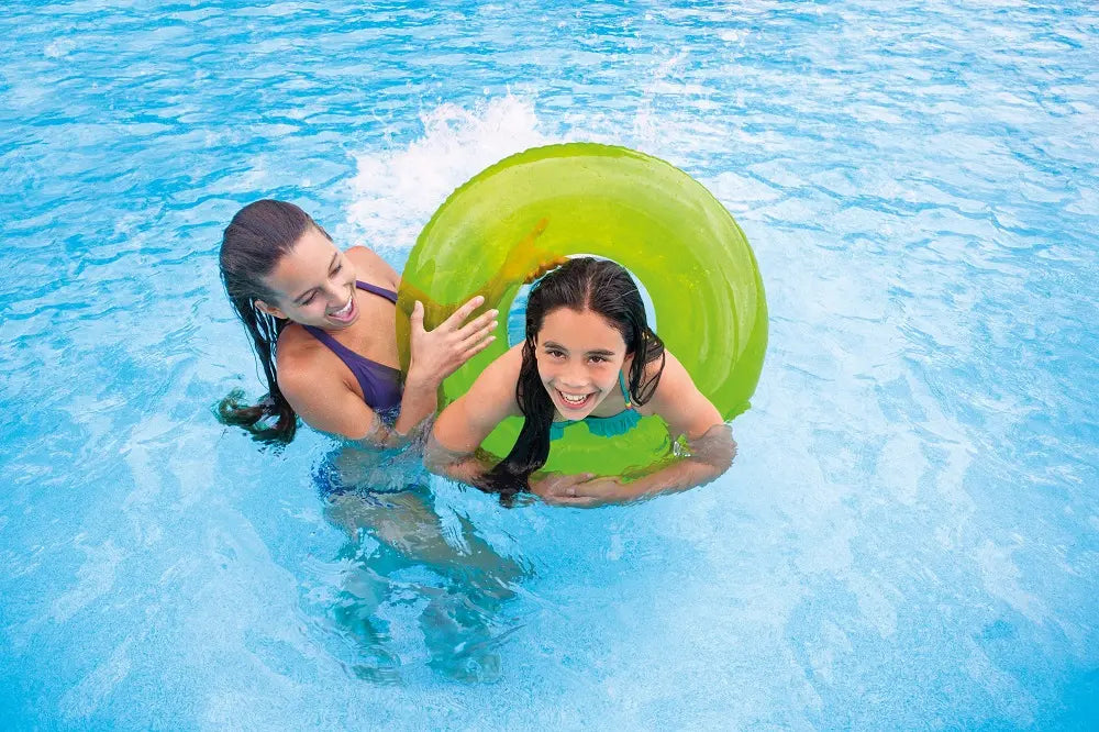 INTEX Kółko do pływania transparentne 76 cm 3 kolory 59260