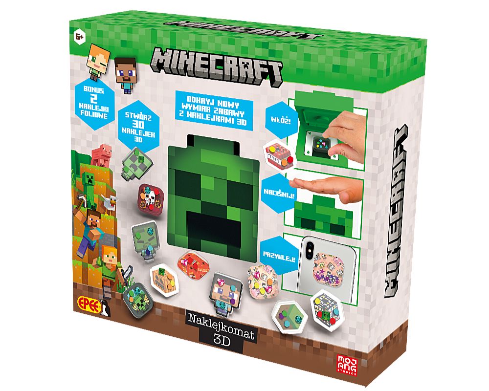 EPEE Naklejkomat 3D Minecraft EP60403