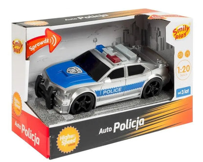 Auto policja 1:20 junior smily play