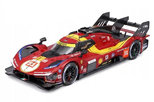BBU 1:24 Ferrari Racing 499P LeMans Red 51 26317