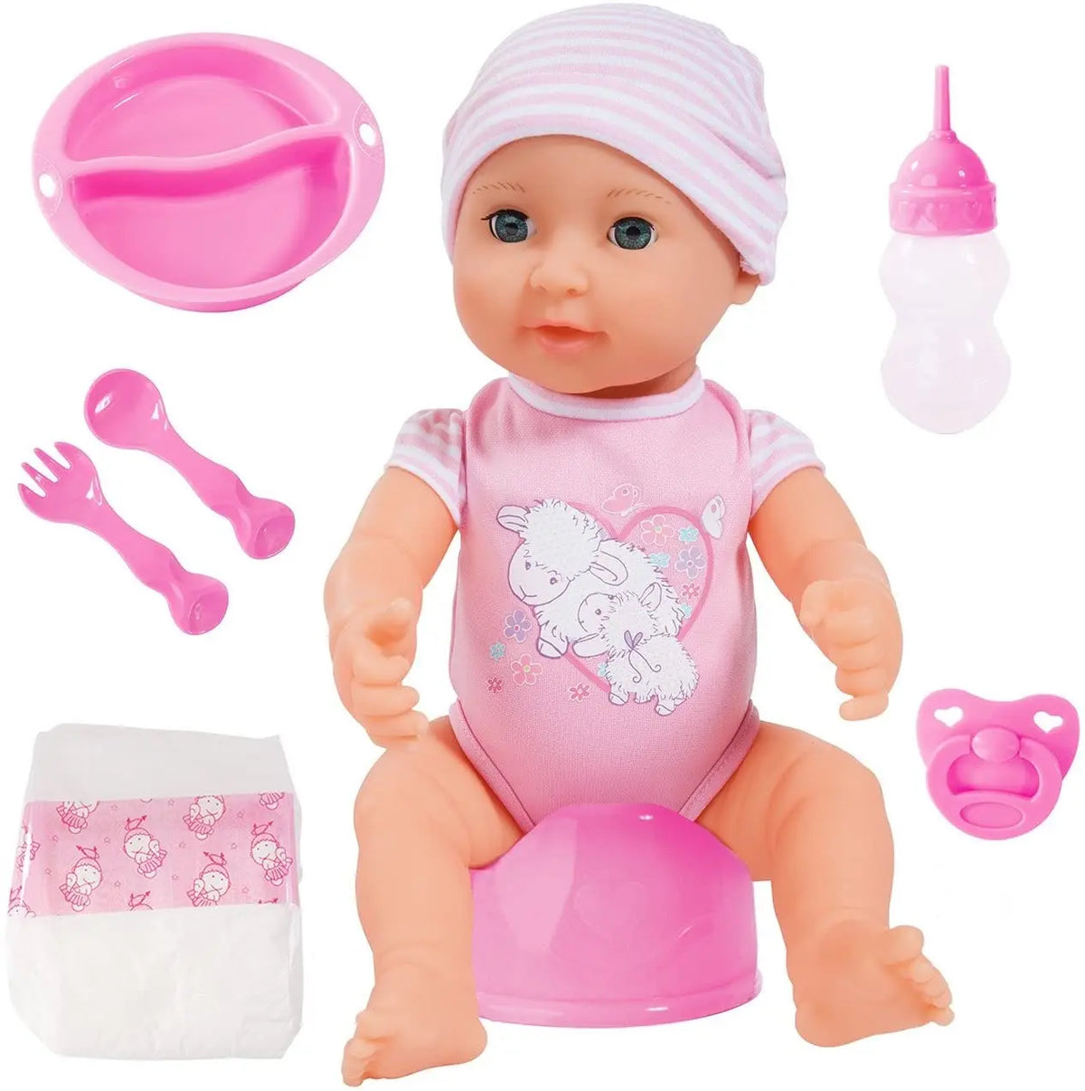 BAYER Bobas baby Piccolina 40cm+akces 94071