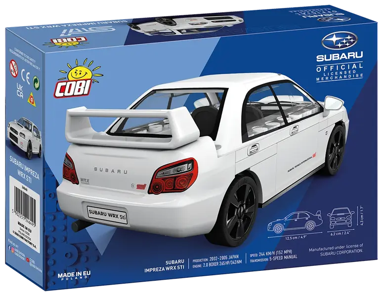 Klocki Subaru Impreza WRX STI 65 kl