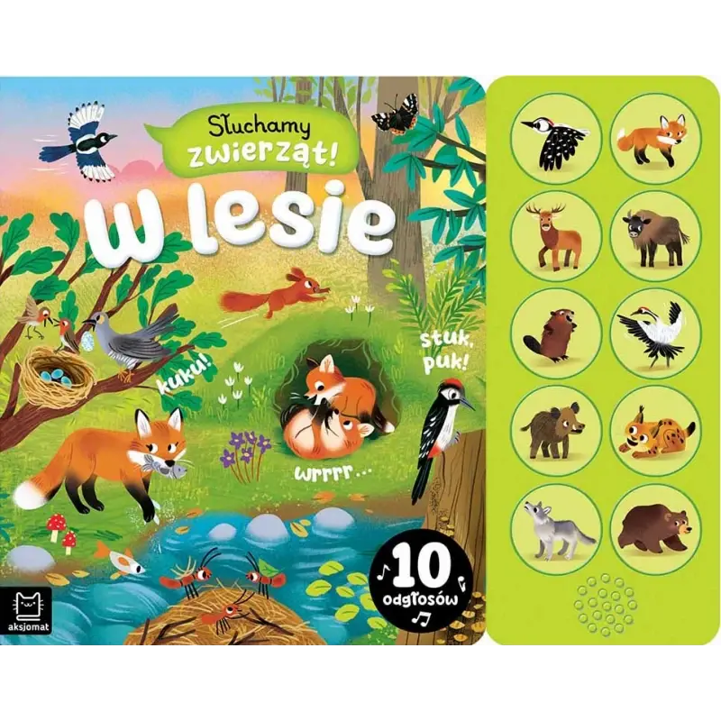 Słuchamy zwierząt! w lesie 10 odgłosów