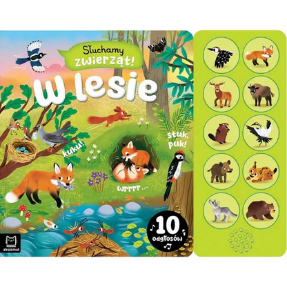 Słuchamy zwierząt! w lesie 10 odgłosów