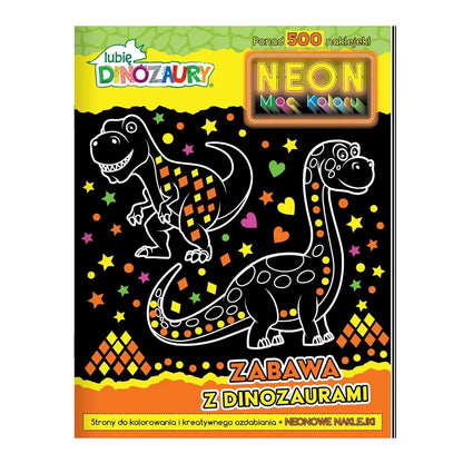 Lubię dinozaury neon moc koloru