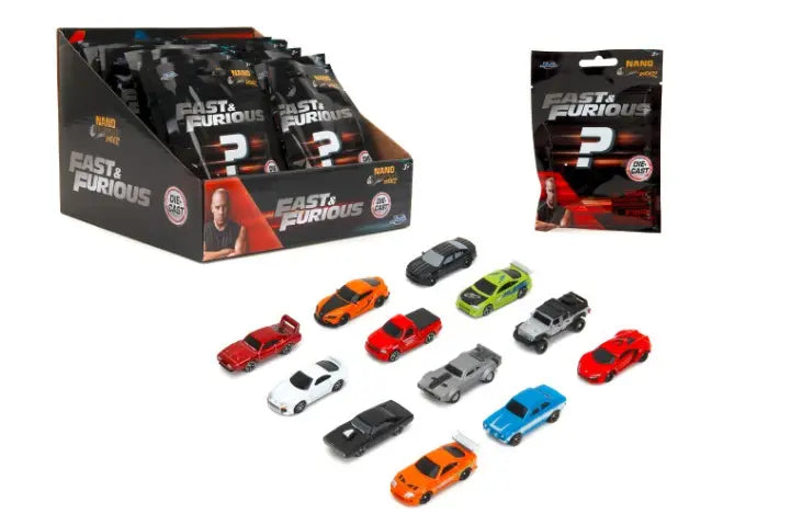 Jada fast and furious nano cars saszetka niespodzianka 12 wzorów