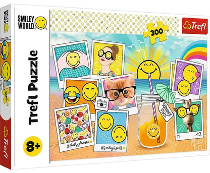 Puzzle 300 elementów Smiley na wakacjach