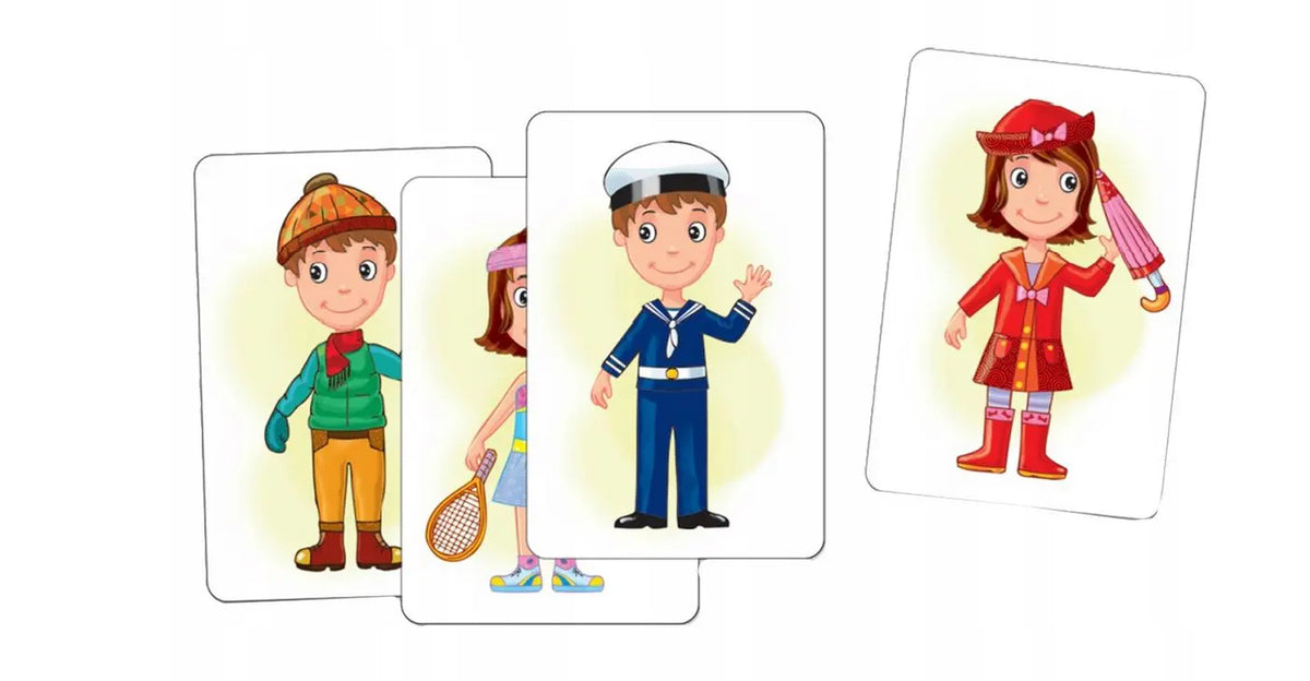 Puzzle magnetyczne układanka Ubranka 26801