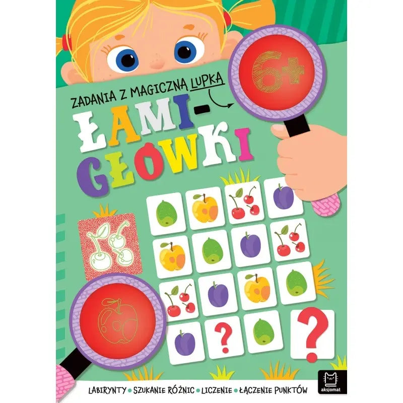 Zadania z magiczną lupką Łamigłówki 6+ 42328