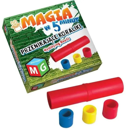 Magiczne sztuczki magia w 5min - Przenikające koraliki