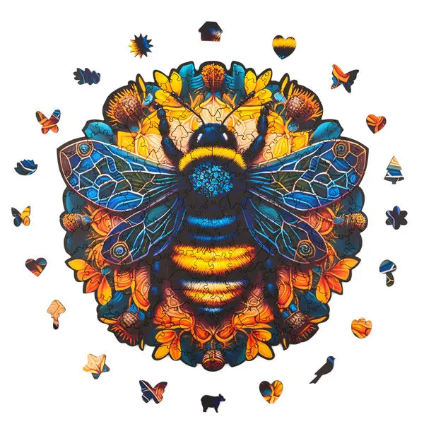 Puzzle drewniane – Peace and harmony, pszczoła 206 el.