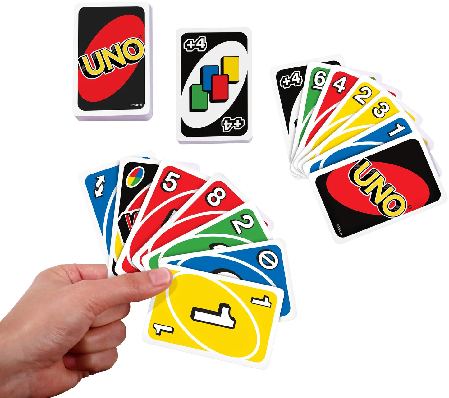 Uno gra w karty clipstrip