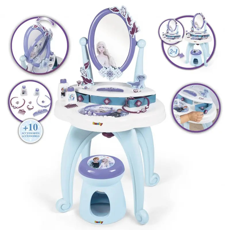 Smoby Kraina Lodu Toaletka 2w1 320244