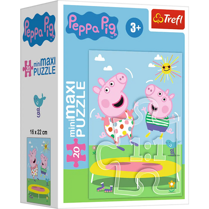 Puzzle minimaxi 20 elementów beztroski dzień świnki peppy