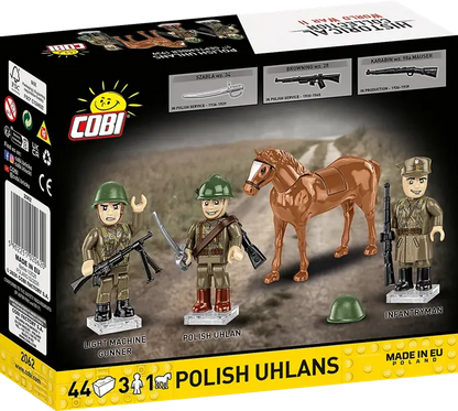 Cobi Historical Collection WWII Polscy ułani 3 figurki - 44 klocki