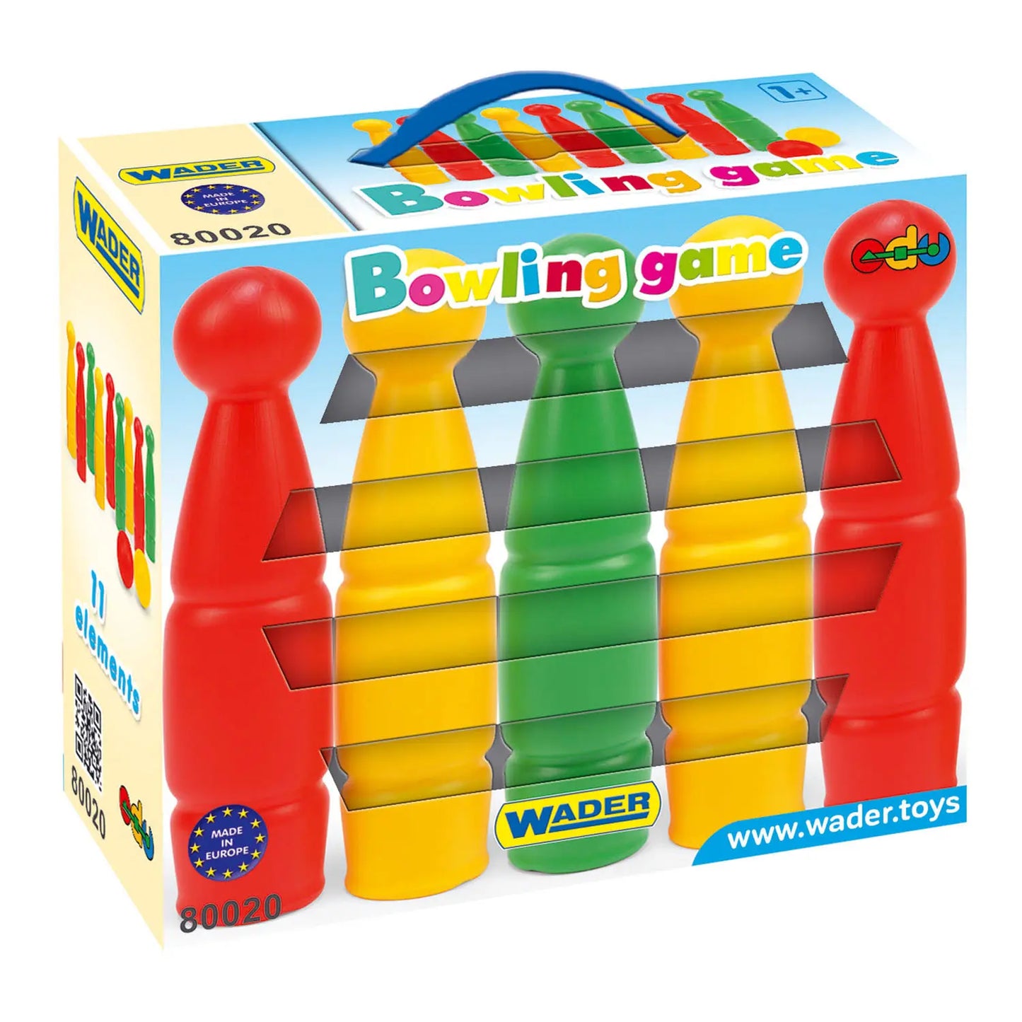 WADER Kręgle w kartonie 80020