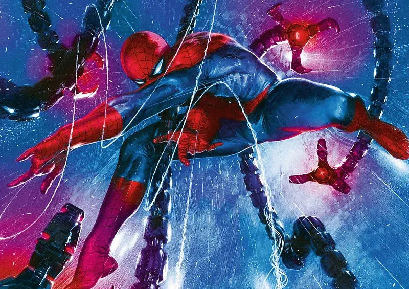 Puzzle Premium Plus Quality Marvel 1000 el. Spider-man: Sieć przygód