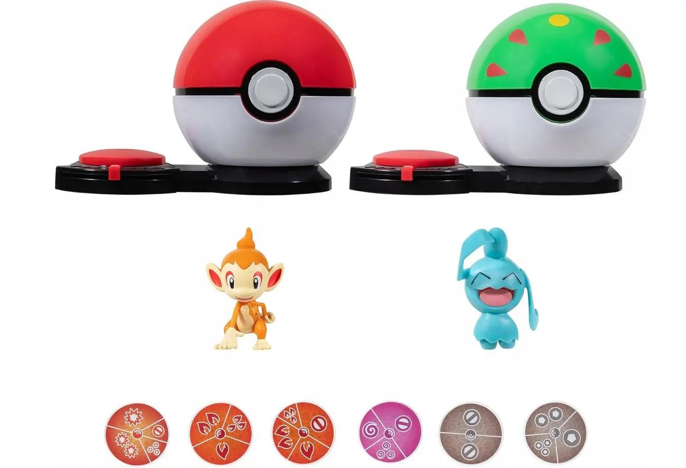 Pokemon Surprise Attack Game - Chimchar i Wynaut