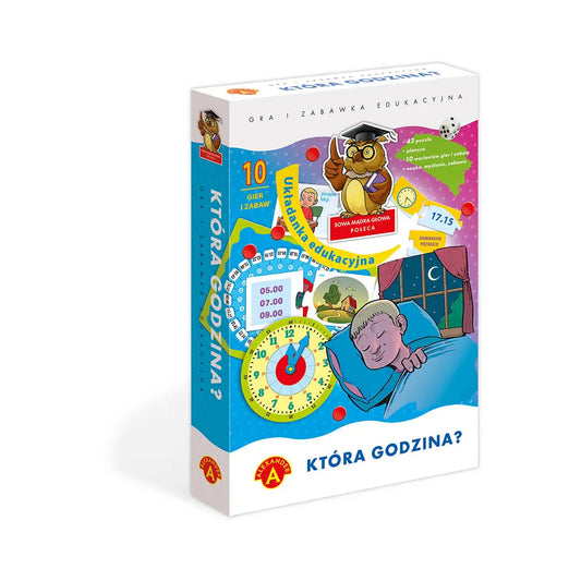GRA Która godzina? Układanka edukacyjna 1321