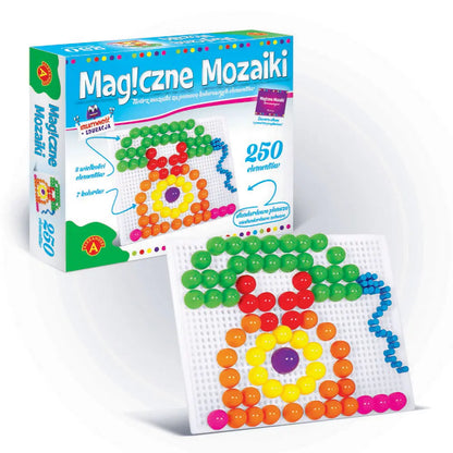 Magiczne mozaiki - kreatywność i edukacja 250 elementów 0662