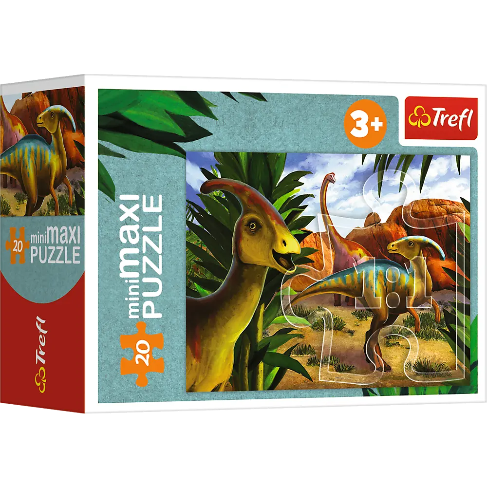 Puzzle minimaxi 20 elementów poznaj świat dinozaurów