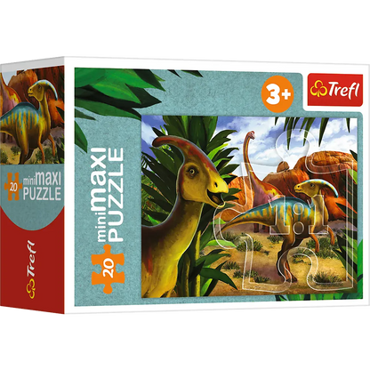 Puzzle minimaxi 20 elementów poznaj świat dinozaurów