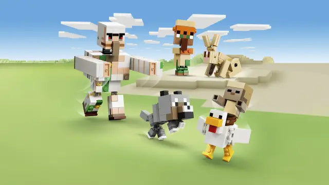 Lego Minecraft - Atak kurzego jeźdźca na pustyni