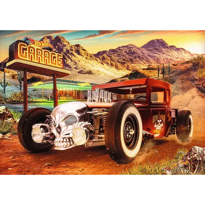 Puzzle Premium Plus Quality 1000 elementów Hot Wheels Bone Shaker