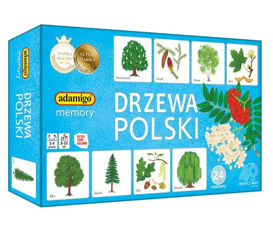 Drzewa Polski Gra memory 07882