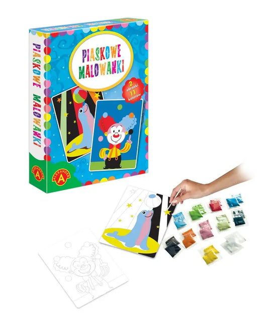 Piaskowe malowanki - Foka / Klaun 2463