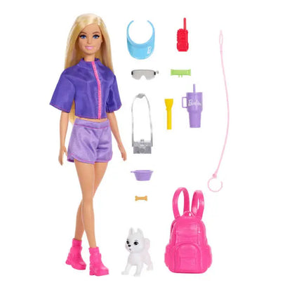 Barbie lalka podróżniczka + akcesoria