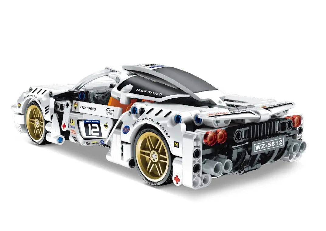 Immaster klocki super auto białe 437 elementy