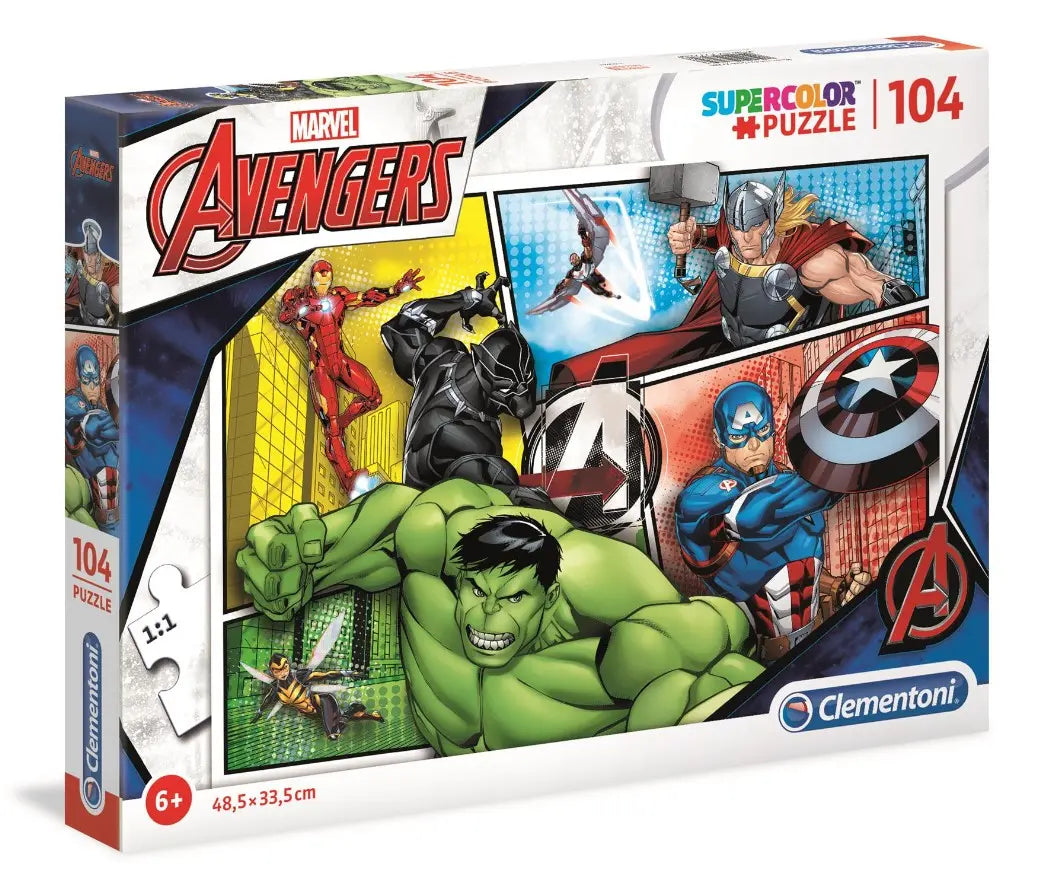 Puzzle 104 super kolor the avengers