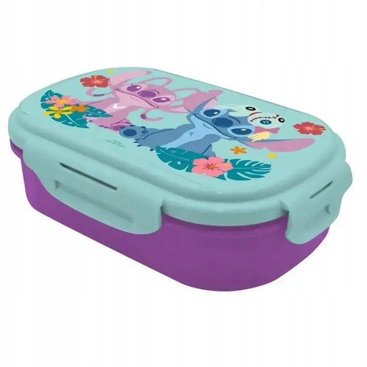 Stitch pudełko śniadaniowe + sztućce